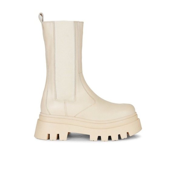 ALOHAS All Rounder Boots Cream Rubber Chunky - Picture 1 of 11